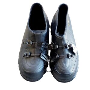 Lacrosse Tracktion Reflector Ice Traction Overshoe 2-Buckle Rubber Boot Men's.